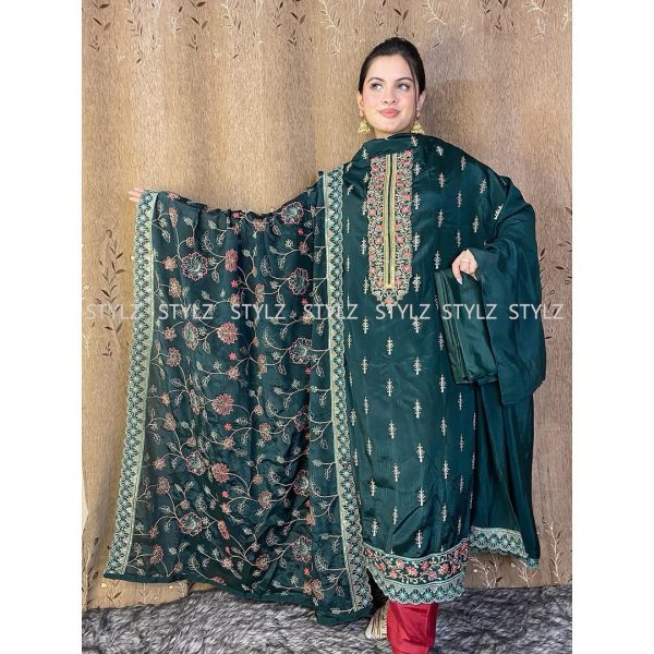Stylz - Unstitched Three Piece Code# RUB 387