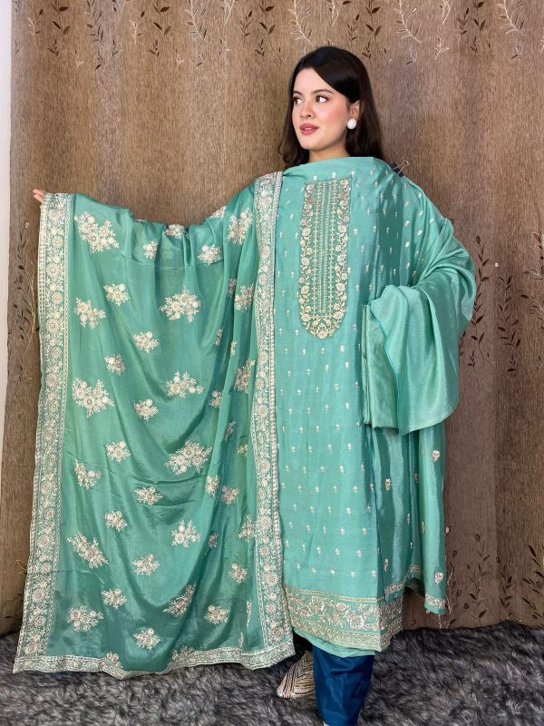 Stylz - Unstitched Three Piece Code# RUB 412