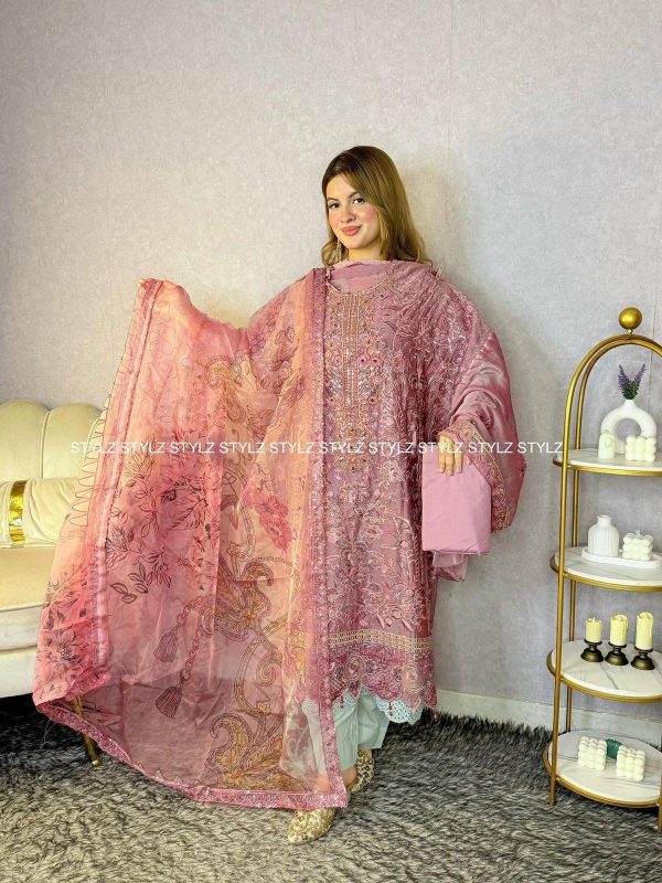 Stylz - Unstitched Three Piece Code# SAH 1183